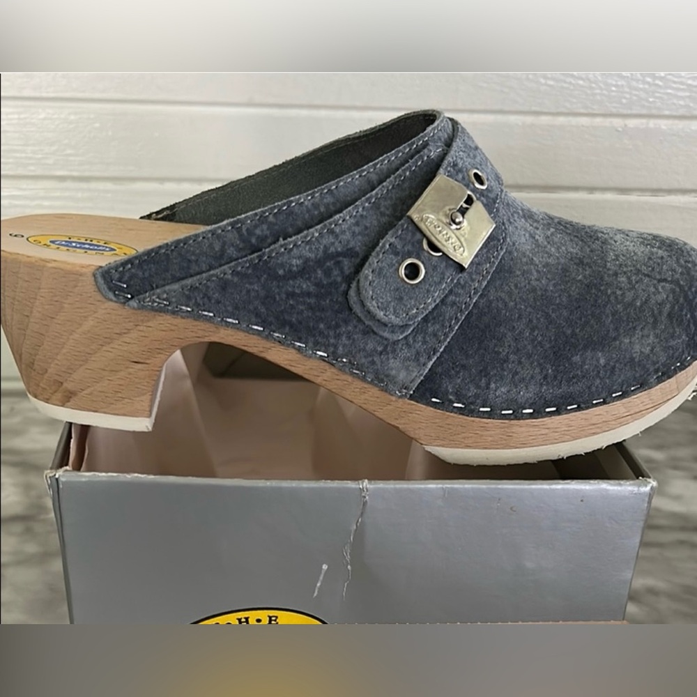Dr. Scholl's Washed Denim Sandals 6